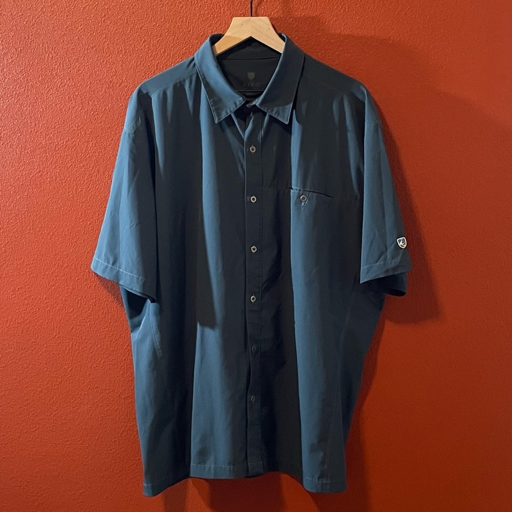 Kuhl Men’s Renegade Quick Dry Wicking Tufflex‎ Short Sleeve Button Down Shirt